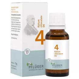 BIOCHEMIE Pflüger 4 Potassium chloratum D 6 globúl, 15 g
