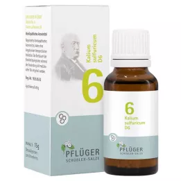 BIOCHEMIE Pflüger 6 Potassium sulphuricum D 6 globúl, 15 g