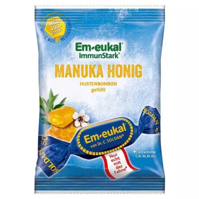 EM Eukal sladkosti Manuka med plnený cukrom, 75 g EM Eukal sladkosti Manuka med plnený cukrom, 75 g