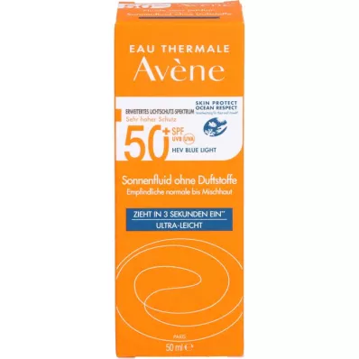 AVENE Sun fluid SPF 50+ bez parfumácie, 50 ml