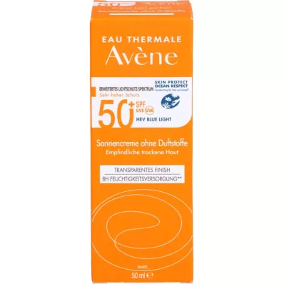 AVENE Krém na opaľovanie SPF 50+ bez parfumácie, 50 ml