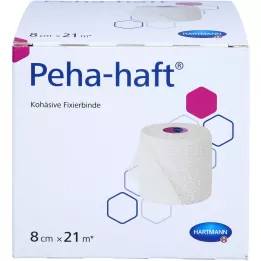 PEHA-HAFT Fixačný obväz bez latexu 8 cmx21 m, 1 ks