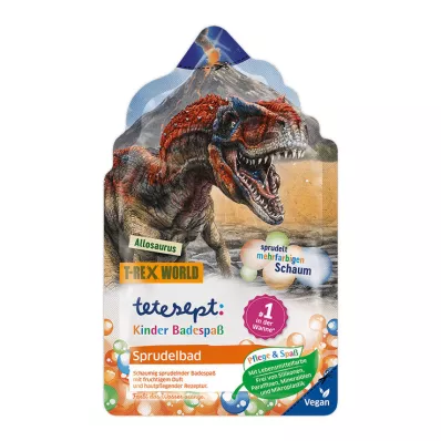 Tetesept detský zábavný perličkový kúpeľ T-Rex World, 40 g Tetesept detský zábavný perličkový kúpeľ T-Rex World, 40 g