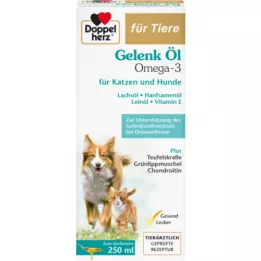 DOPPELHERZ pre zvieratá Kĺbový olej pre psy/mačky, 250 ml