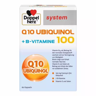 Doppelherz Q10 Ubiquinol 100 systémových kapsúl, 60 ks Doppelherz Q10 Ubiquinol 100 systémových kapsúl, 60 ks