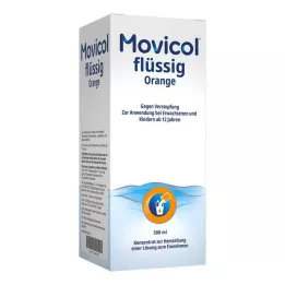 MOVICOL tekutý pomaranč, 500 ml