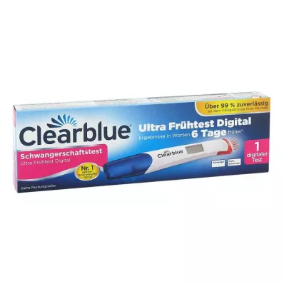 Clearblue tehotenský test ultra skorý digitálny test, 1 ks