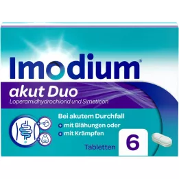IMODIUM akútne duo 2 mg/125 mg tablety, 6 ks