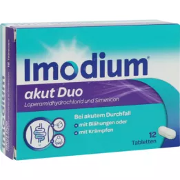 IMODIUM akútne duo 2 mg/125 mg tablety, 12 ks