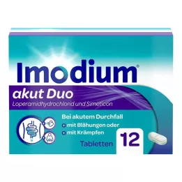 IMODIUM akútne duo 2 mg/125 mg tablety, 12 ks