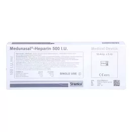 MEDUNASAL-Heparín 500 I.U. ampulky, 10X5 ml