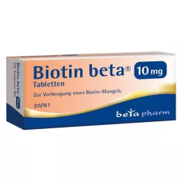 BIOTIN BETA 10 mg tablety, 20 ks