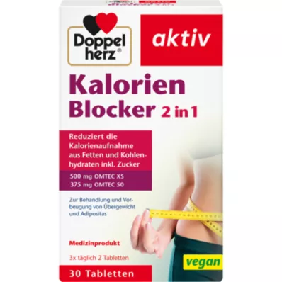 DOPPELHERZ Calorie Blocker 2v1 tablety, 30 kapsúl