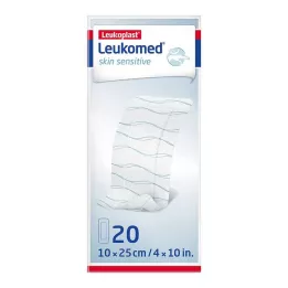 LEUKOMED koža citlivá sterilná 10x25 cm, 20 ks