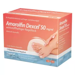 AMOROLFIN Dexcel 50 mg/ml lak na nechty s obsahom účinnej látky, 2,5 ml
