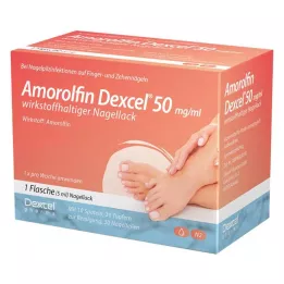 AMOROLFIN Dexcel 50 mg/ml lak na nechty s obsahom účinnej látky, 5 ml