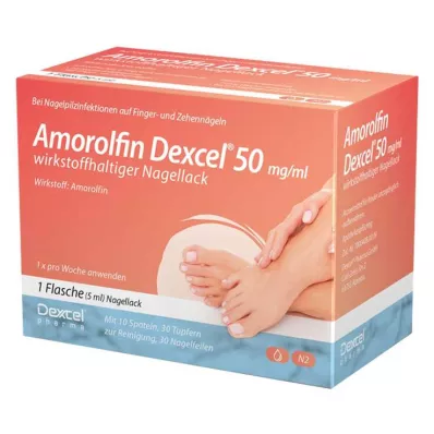 Amorolfin Dexcel® 50 mg/ml aktívny lak na nechty, 5 ml