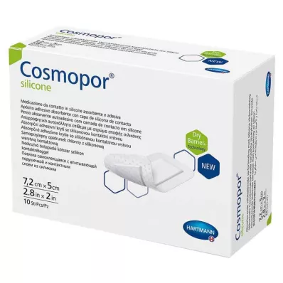 COSMOPOR silikónový obväz na rany 5x7,2 cm, 10 ks COSMOPOR silikónový obväz na rany 5x7,2 cm, 10 ks