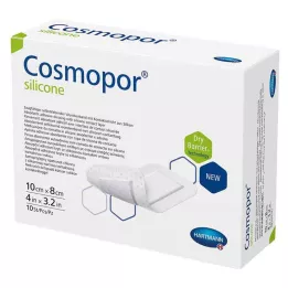 COSMOPOR silikónový obväz na rany 8x10 cm, 10 ks