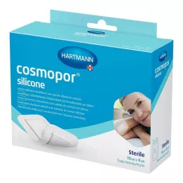 COSMOPOR silikónový obväz na rany 8x10 cm, 5 ks