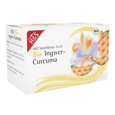 H&S Bio zázvorovo-kurkumové filtračné vrecko, 20X1,25 g H&S Bio zázvorovo-kurkumové filtračné vrecko, 20X1,25 g