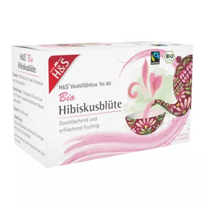 H&S Bio filtračné vrecko z kvetov ibišteka, 20X1,75 g H&S Bio filtračné vrecko z kvetov ibišteka, 20X1,75 g
