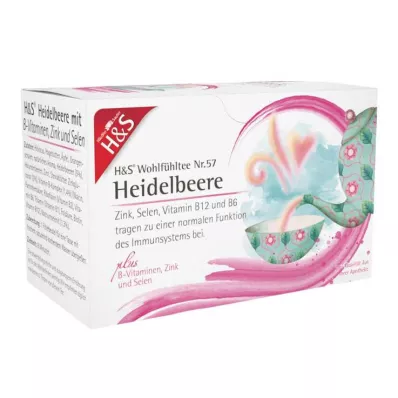 H&S čučoriedka s vitamínmi B zinok a selén Fsachet, 20X2,5 g H&S čučoriedka s vitamínmi B zinok a selén Fsachet, 20X2,5 g