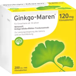 GINKGO-MAREN 120 mg filmom obalené tablety, 200 kusov