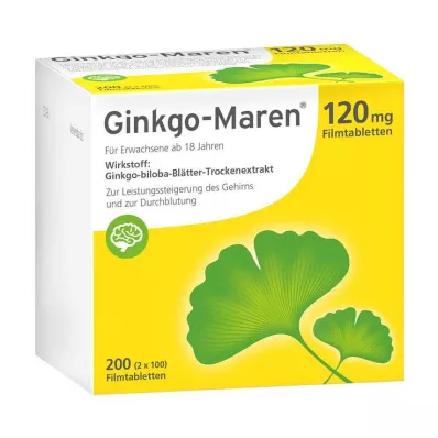 Ginkgo-Maren 120 mg filmom obalené tablety, 200 ks