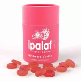 IPALAT Pastilky s príchuťou malina-vanilka, 40 ks