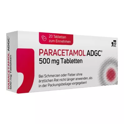 PARACETAMOL ADGC® 500 mg tablety, 20 ks