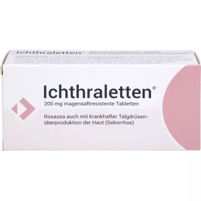 ICHTHRALETTEN 200 mg entericky obalené tablety, 84 ks