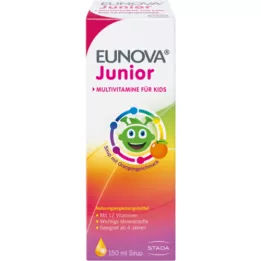 EUNOVA Junior sirup s príchuťou pomaranča, 150 ml