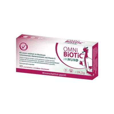 Omni Biotic Immune D pastilky, 30 ks