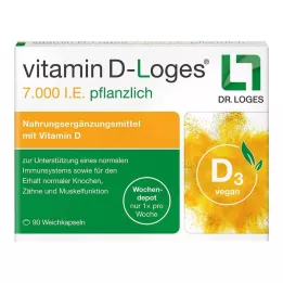 VITAMIN D-LOGES 7 000 I.U. bylinný týždenný sklad, 90 ks