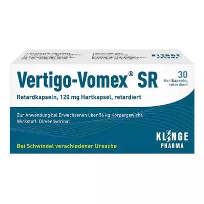 Vertigo-Vomex® SR kapsuly s predĺženým uvoľňovaním, 30 ks