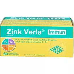 ZINK VERLA Imunitné žuvacie tablety, 60 ks