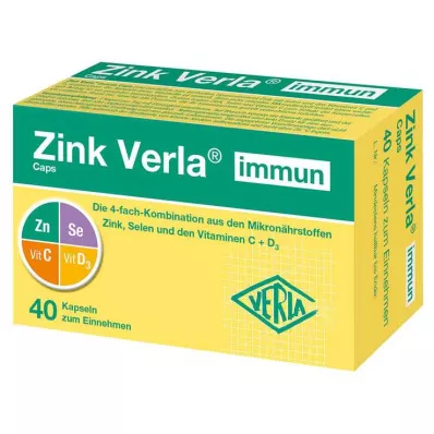 Zinc Verla imúnne čiapky, 40 ks