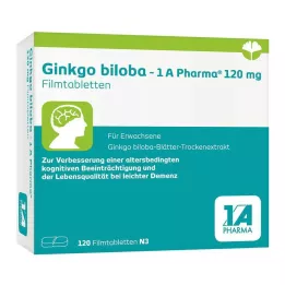 GINKGO BILOBA-1A Pharma 120 mg filmom obalené tablety, 120 ks