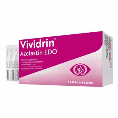 Vividrin® Azelastin EDO® Akútna pomoc pri sennej nádche a alergiách, 20X0,6 ml Vividrin® Azelastin EDO® Akútna pomoc pri sennej nádche a alergiách, 20X0,6 ml