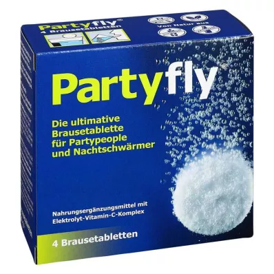 PARTYFLY Šumivé tablety, 4 ks