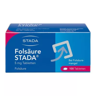 Kyselina listová STADA® 5 mg tablety, 100 kusov Kyselina listová STADA® 5 mg tablety, 100 kusov