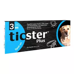 TICSTER Plus spot-on roztok pre psov nad 25 kg, 3x4,8 ml