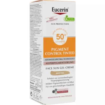 EUCERIN Sun Fluid Pigment Control medium LSF 50+, 50 ml