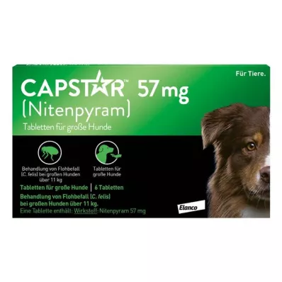 CAPSTAR 57 mg tablety pre veľké psy, 1 ks