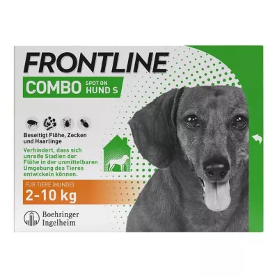 FRONTLINE COMBO proti kliešťom, blchám na psoch S (2 -10 kg), 6 kusov FRONTLINE COMBO proti kliešťom, blchám na psoch S (2 -10 kg), 6 kusov