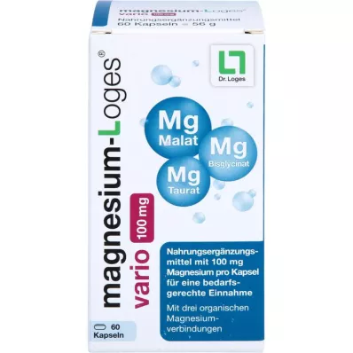 MAGNESIUM-LOGES vario 100 mg kapsuly, 60 ks