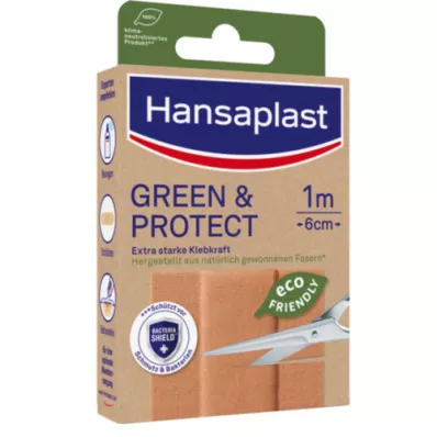 HANSAPLAST Zelená &amp; Ochranné náplasti 6 cmx1 m, 1 ks