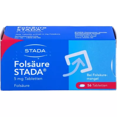 FOLSÄURE STADA 5 mg tablety, 56 ks