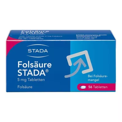 Kyselina listová STADA® 5 mg tablety, 56 ks Kyselina listová STADA® 5 mg tablety, 56 ks